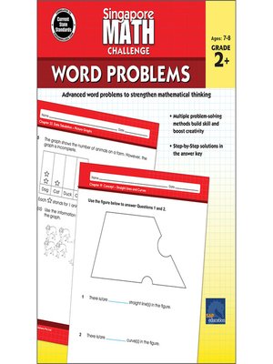 cover image of Singapore Math Challenge Word Problems, Grades 2--5